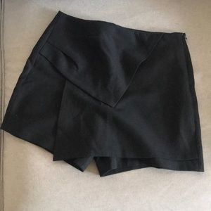 Front drape skort